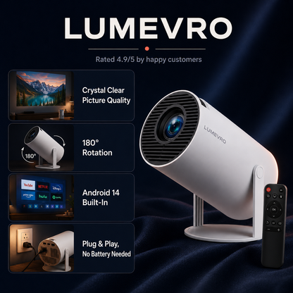 Lumevro Portable Projector
